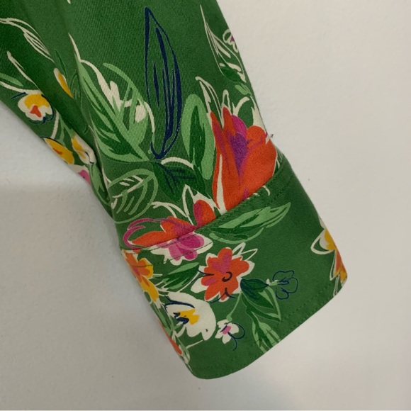 Jones New York Sport floral Jean Jacket - Picture 4 of 9